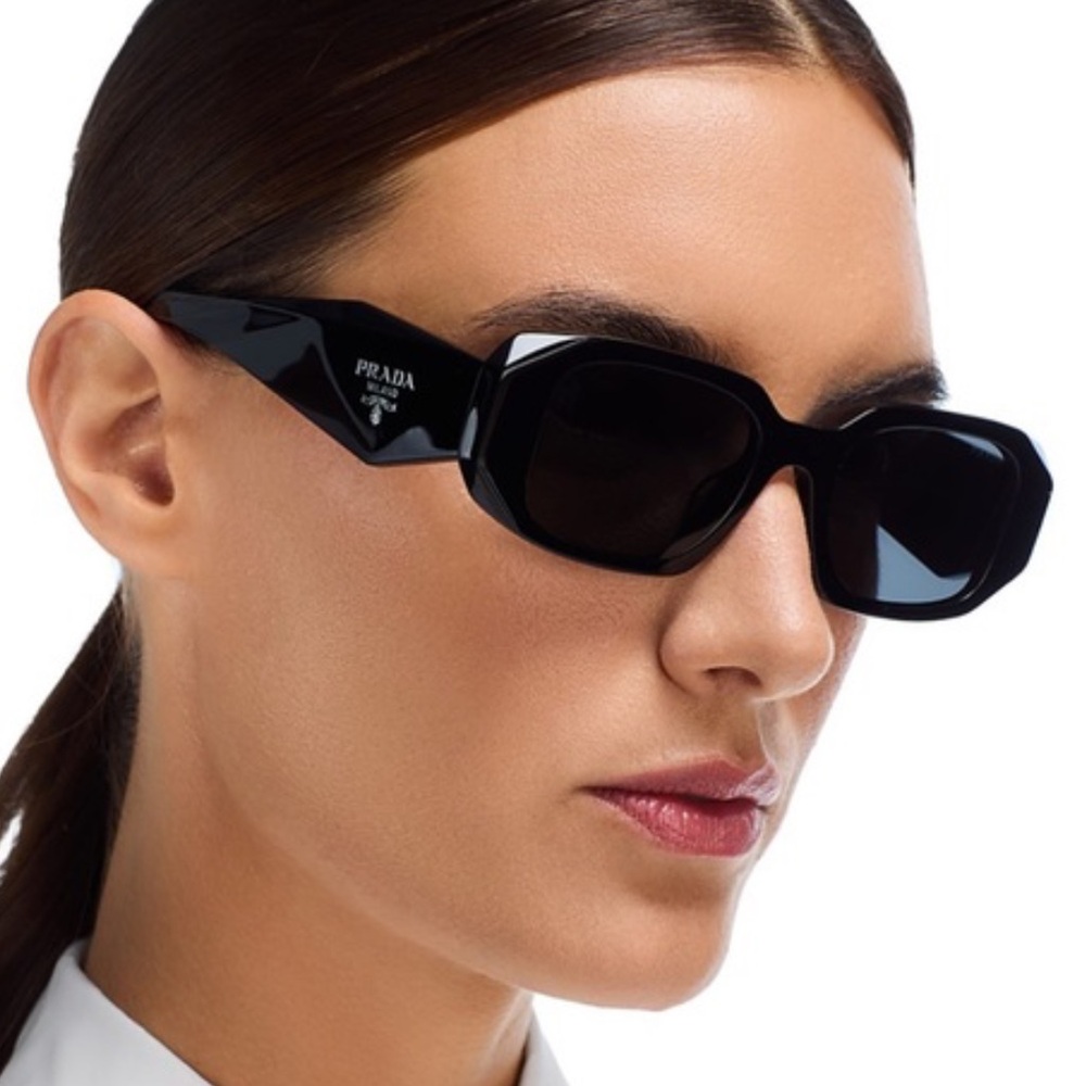 Prada Sleek Black Sunglasses - Picture 4 of 10